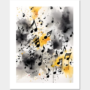 A bunch of musical notes Posters and Art